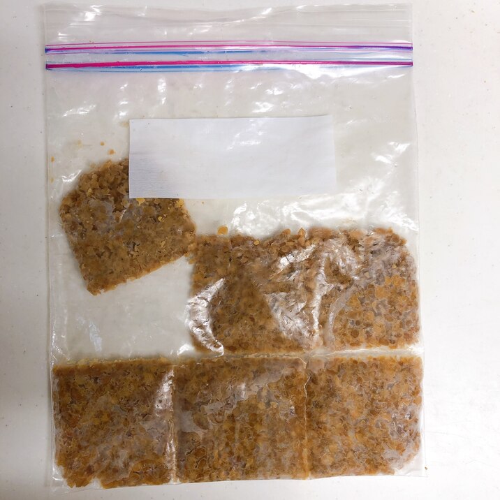 離乳食用 納豆の冷凍保存 レシピ 作り方 By なおのり 楽天レシピ 離乳食用 納豆の冷凍保存 レシピ 作り方 By なおのり 楽天レシピ